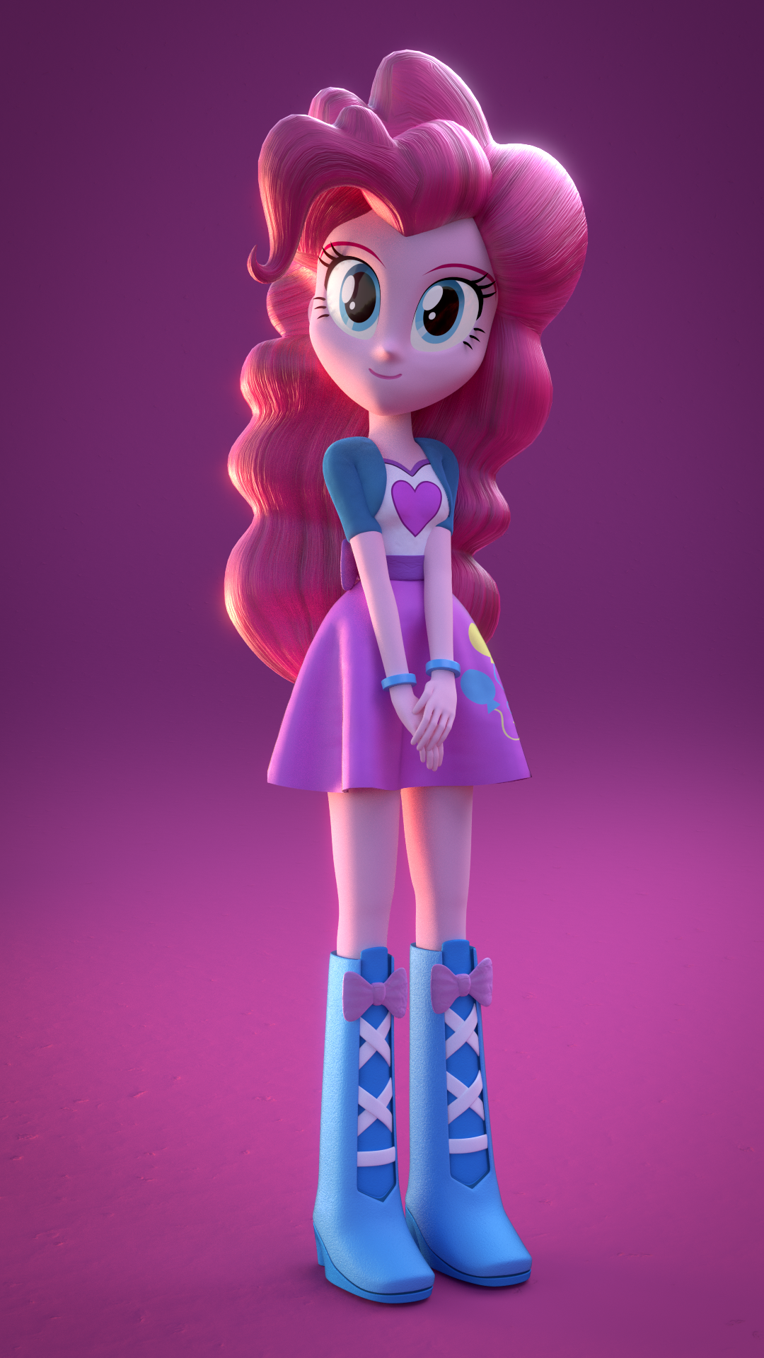 Pinkie Pie 'Welcoming' (EQG Blender)