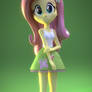 Fluttershy 'Cute' (EQG Blender)