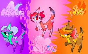 (Open adoptables) wolfs elements-Now on clearance