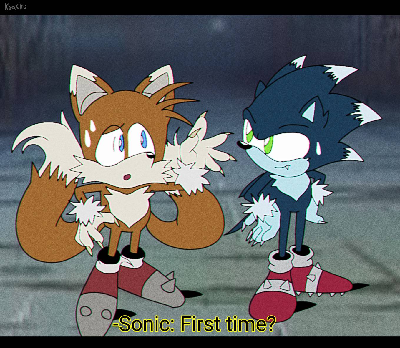 Wewhog Sonic The Werehog And Tails The Werefox