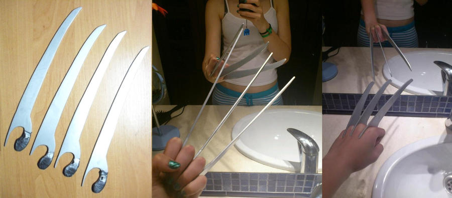 How I made the claws of X-23 and Wolverine