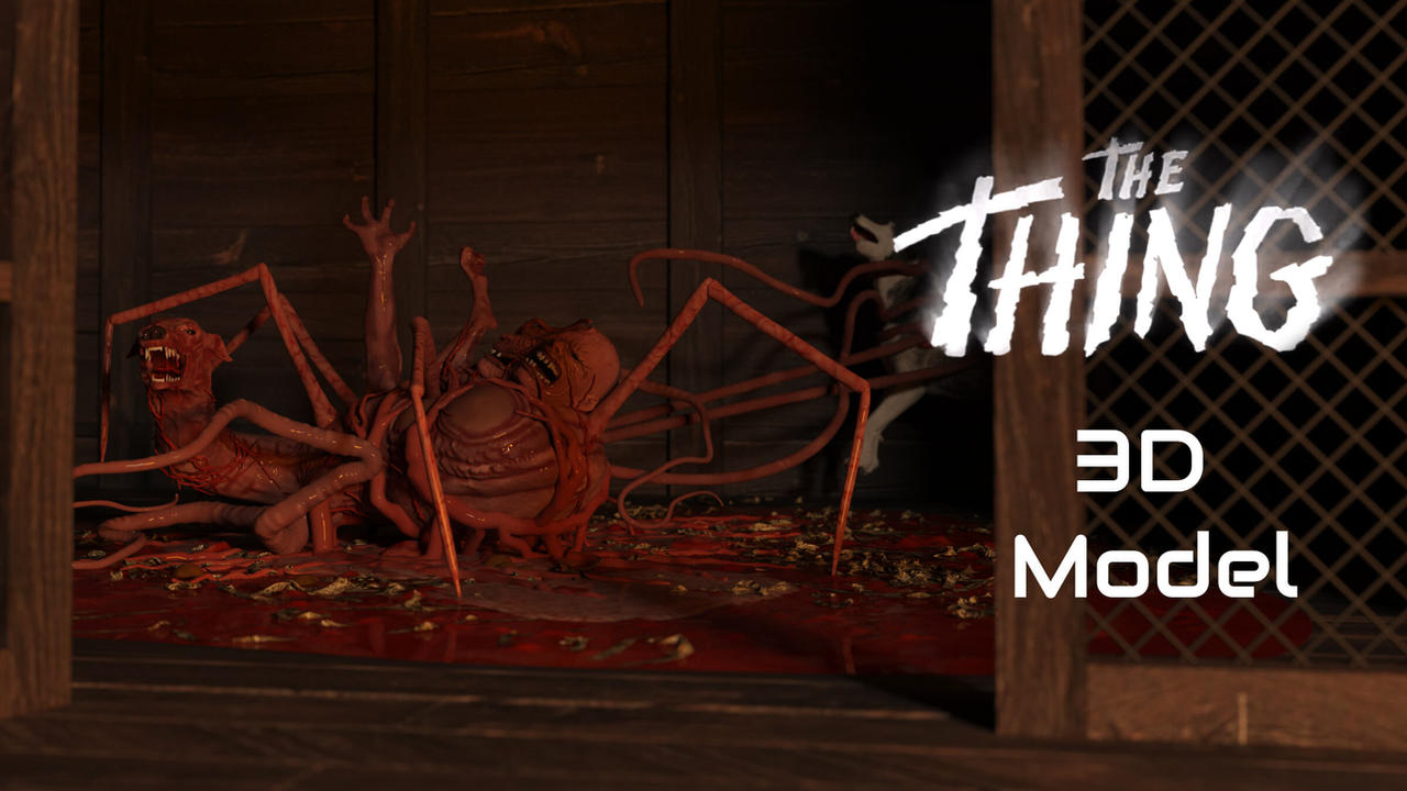 The Thing Computer Model The Thing From The 1982 - 3D Model - FREE by da-bonj on DeviantArt