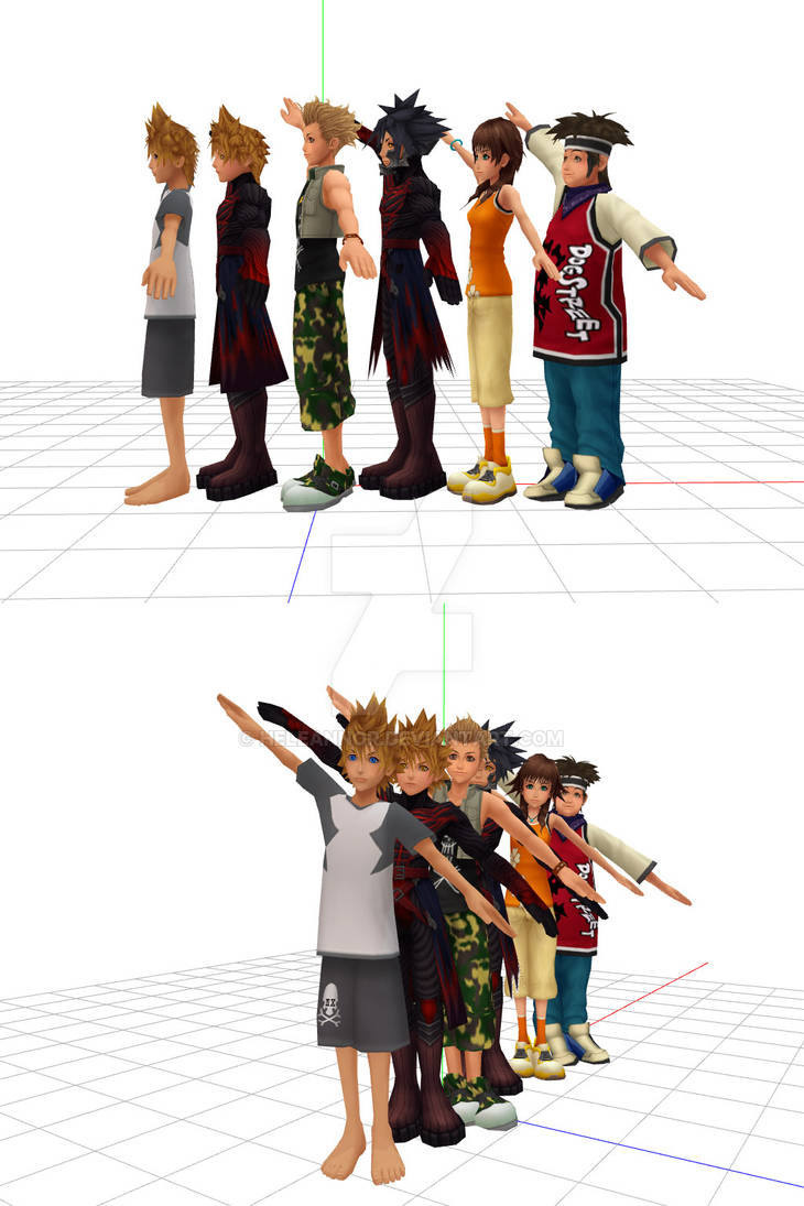 MMD Comparison by Heleannor on DeviantArt