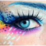 Crazy Rainbow Make up + Tutorial