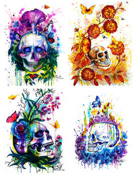 Nature skulls