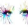 Rainbow eyes + Speedpainting Tutorial!!!
