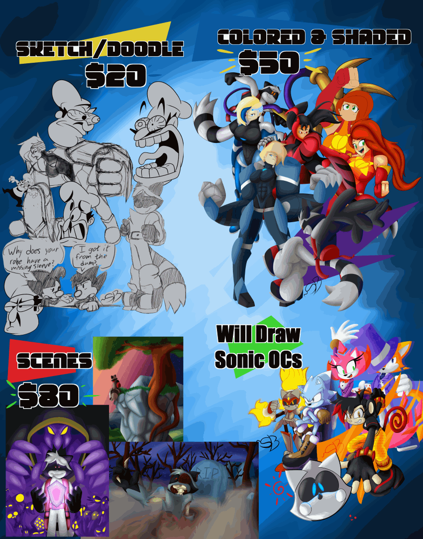 Custom Sonic Bot Commissions are Open by Sonicbot on DeviantArt