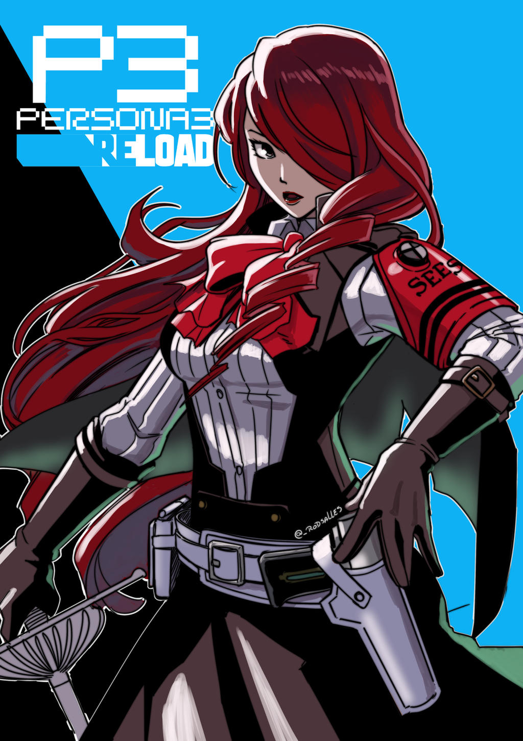 Mitsuru Kirijo Persona 3 Reload fanart by RodrigoSalles on DeviantArt
