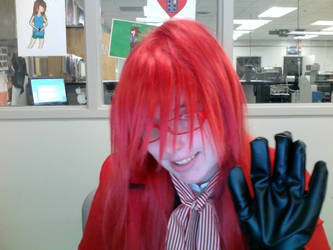 my grell cosplay1 :3