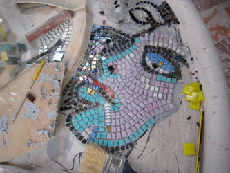 Jimmy Page Mosaic - unfinished