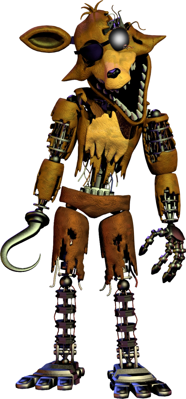 Wizard Spring Foxy Withered Golden Foxy Full Body by Zekerobets1987 on DeviantArt