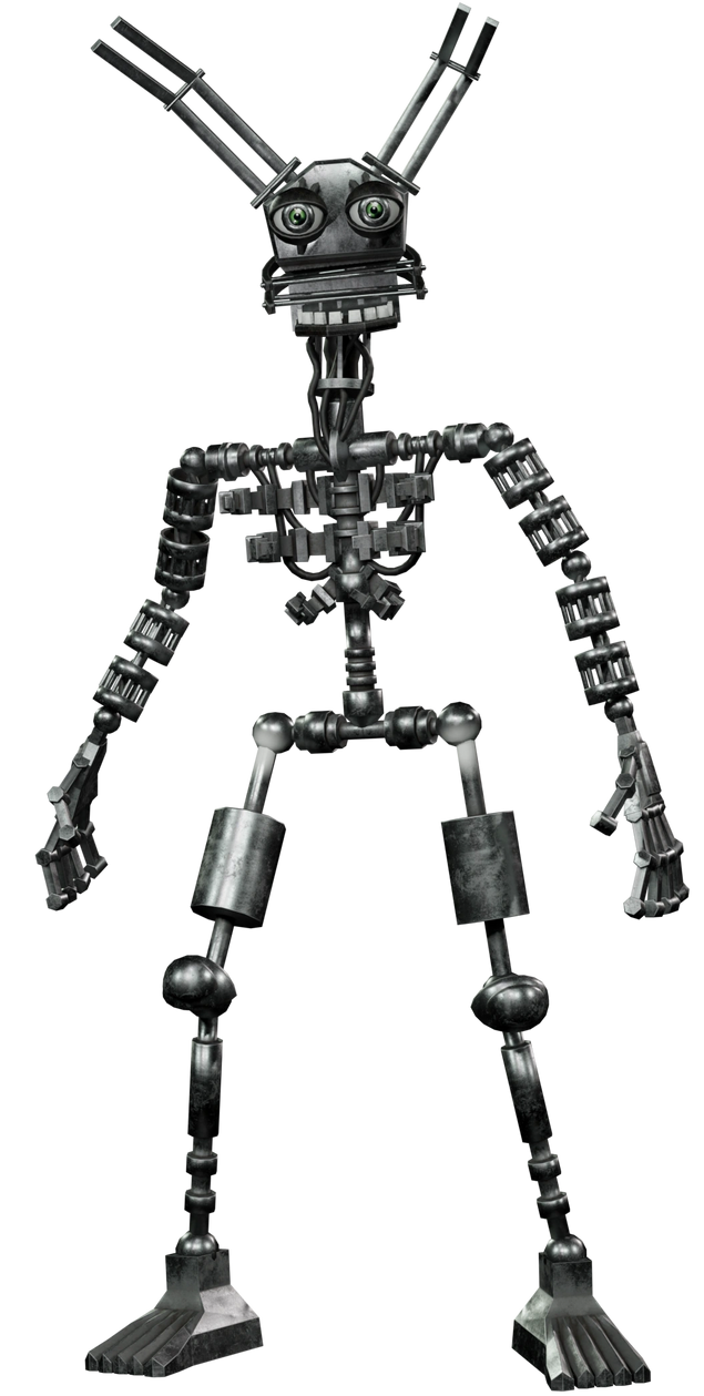 Spring Lock Endoskeleton (Early Version) by Zekerobets1987 on DeviantArt