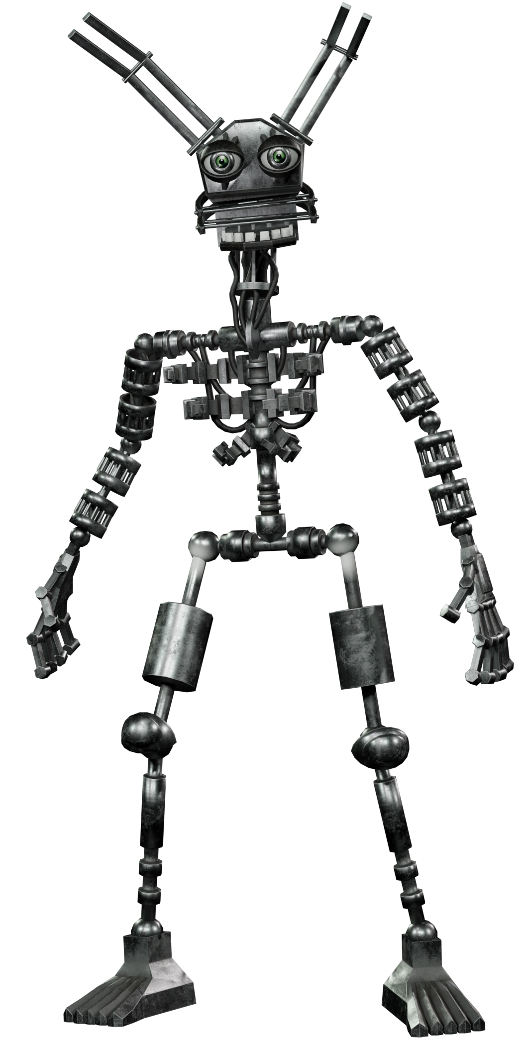 Spring Lock Endoskeleton (Early Version) by Zekerobets1987 on DeviantArt