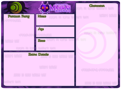 [Majora's Madness] Courage Faction Character Sheet