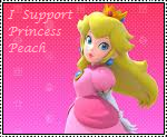 Princess Peach Stamp