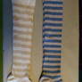 Marimekko striped ribbed kneesocks