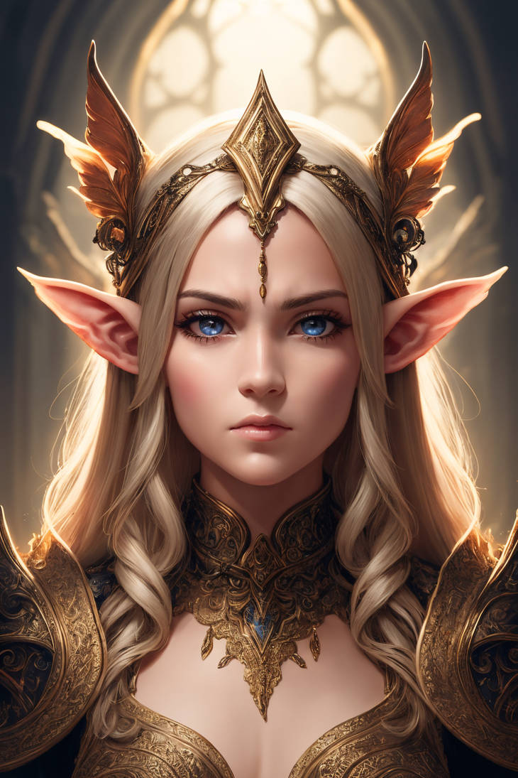 Hyperactive Elf Upset Elf by AIOtter on DeviantArt
