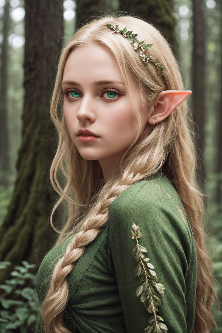 Red Elf Real Realistic Elf Portrait by AIOtter on DeviantArt