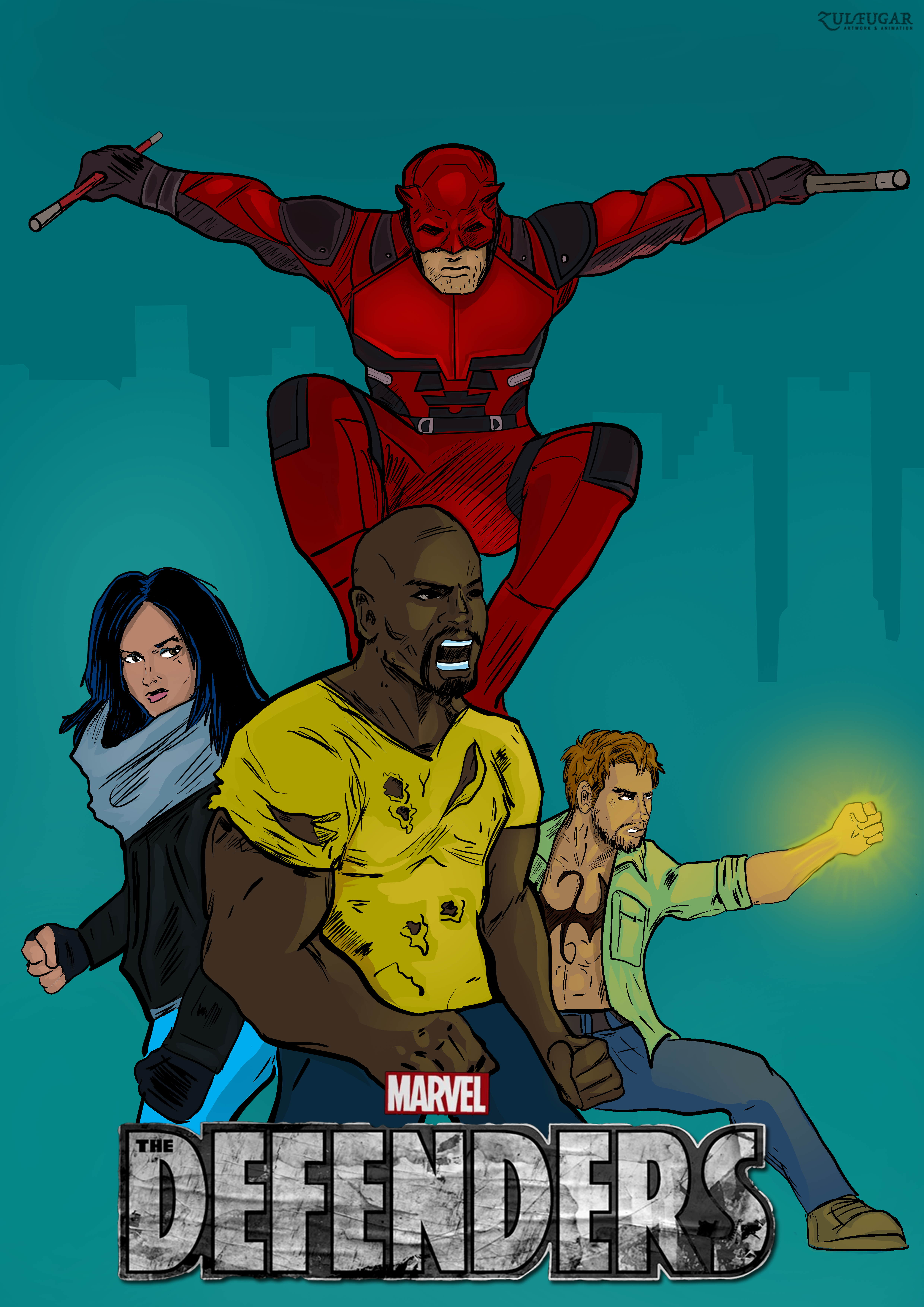 Marvel's The Defenders by franzvalmonte on DeviantArt