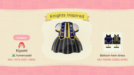 ~Animal Crossing~ Enstars!! Knights Inspired Dress