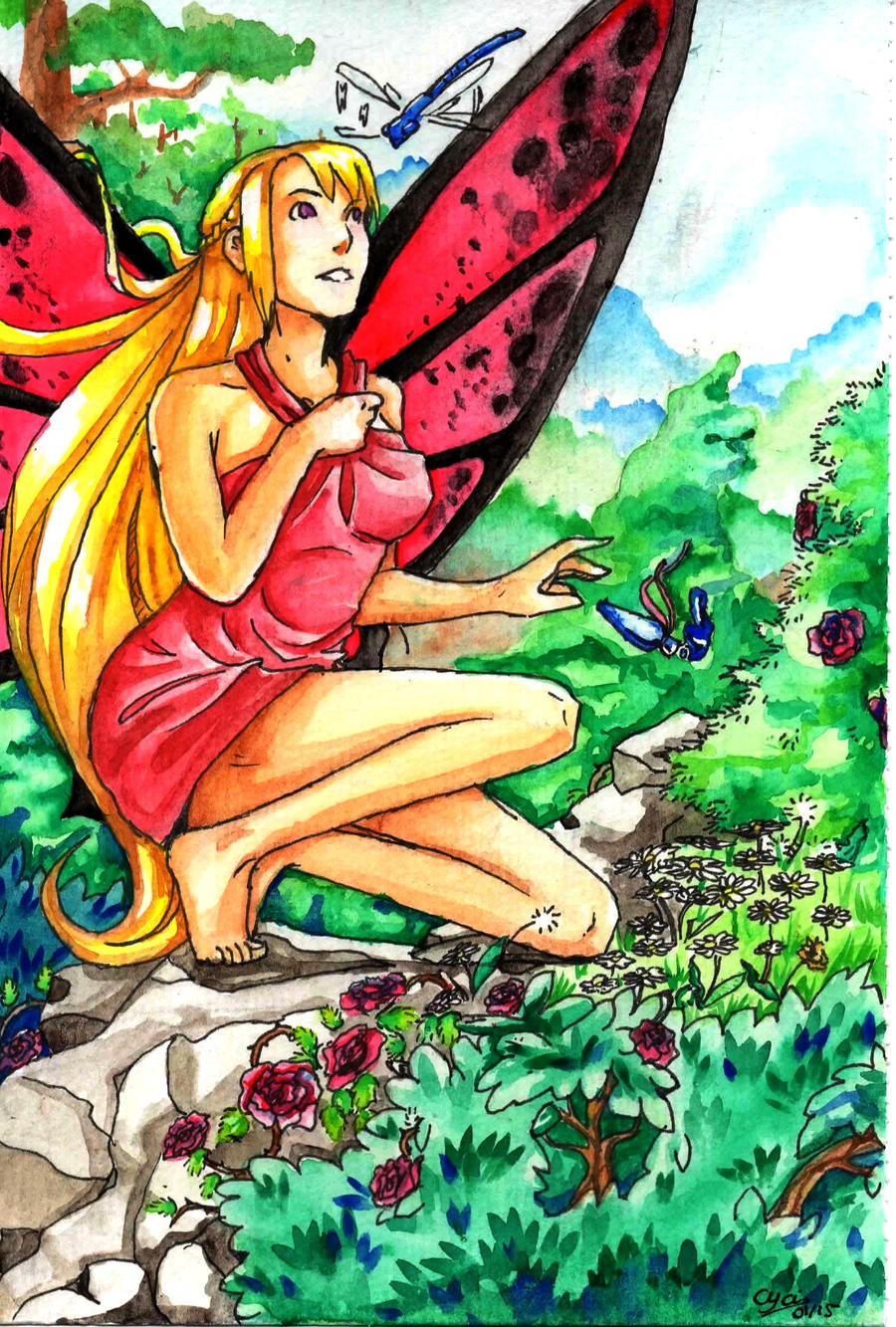 Spring fairy, again by CyciTheConqueror