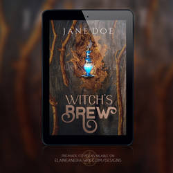 Premade Book Cover - Witch's Brew
