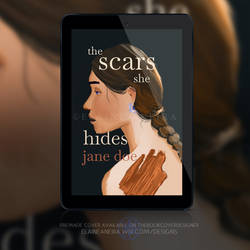 Premade Book Cover - The Scars She Hides