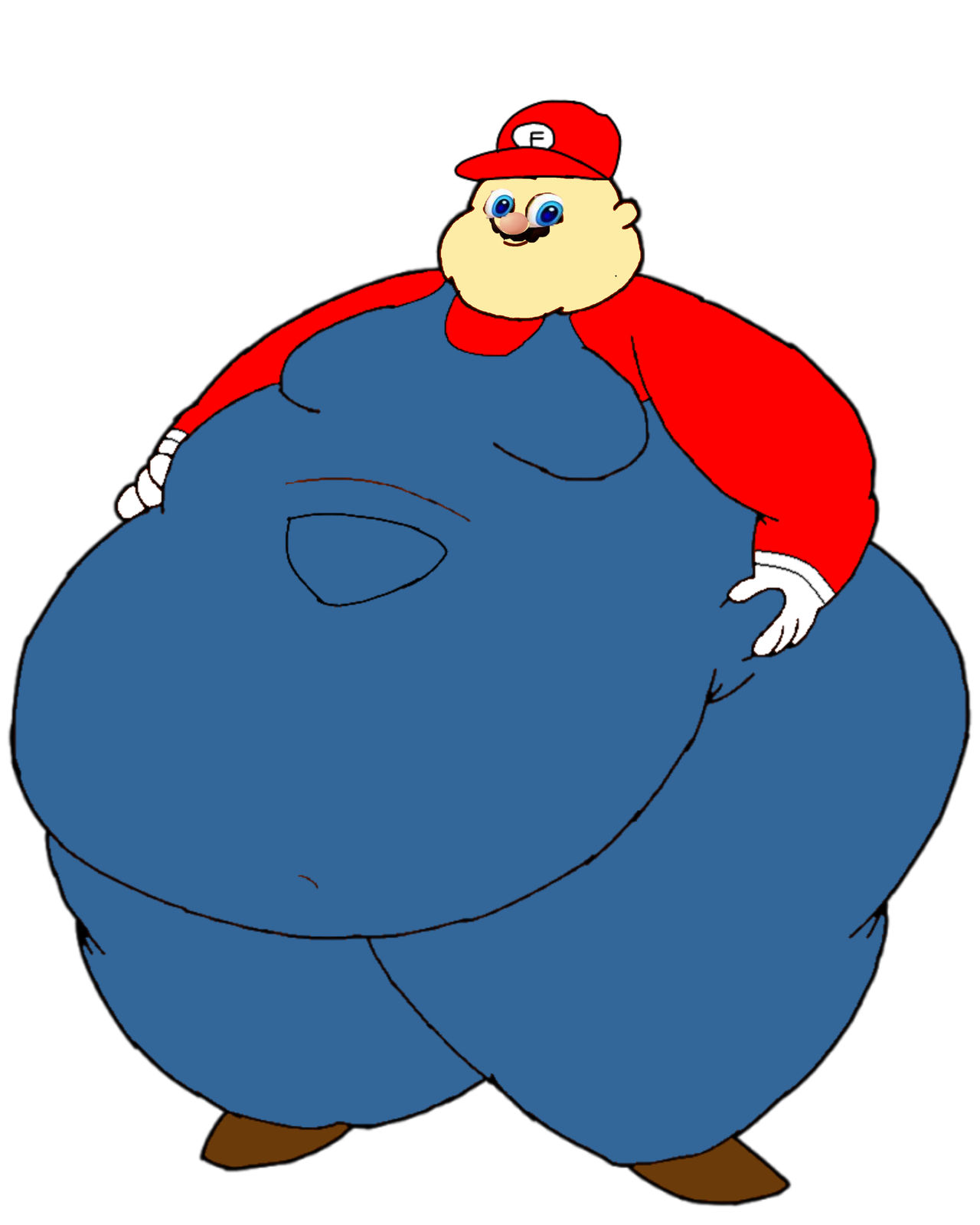 Fat Mario by DryRattlerDX on DeviantArt