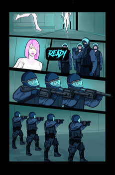 Neon Wasteland Issue 0 Page # 7 (Animated)