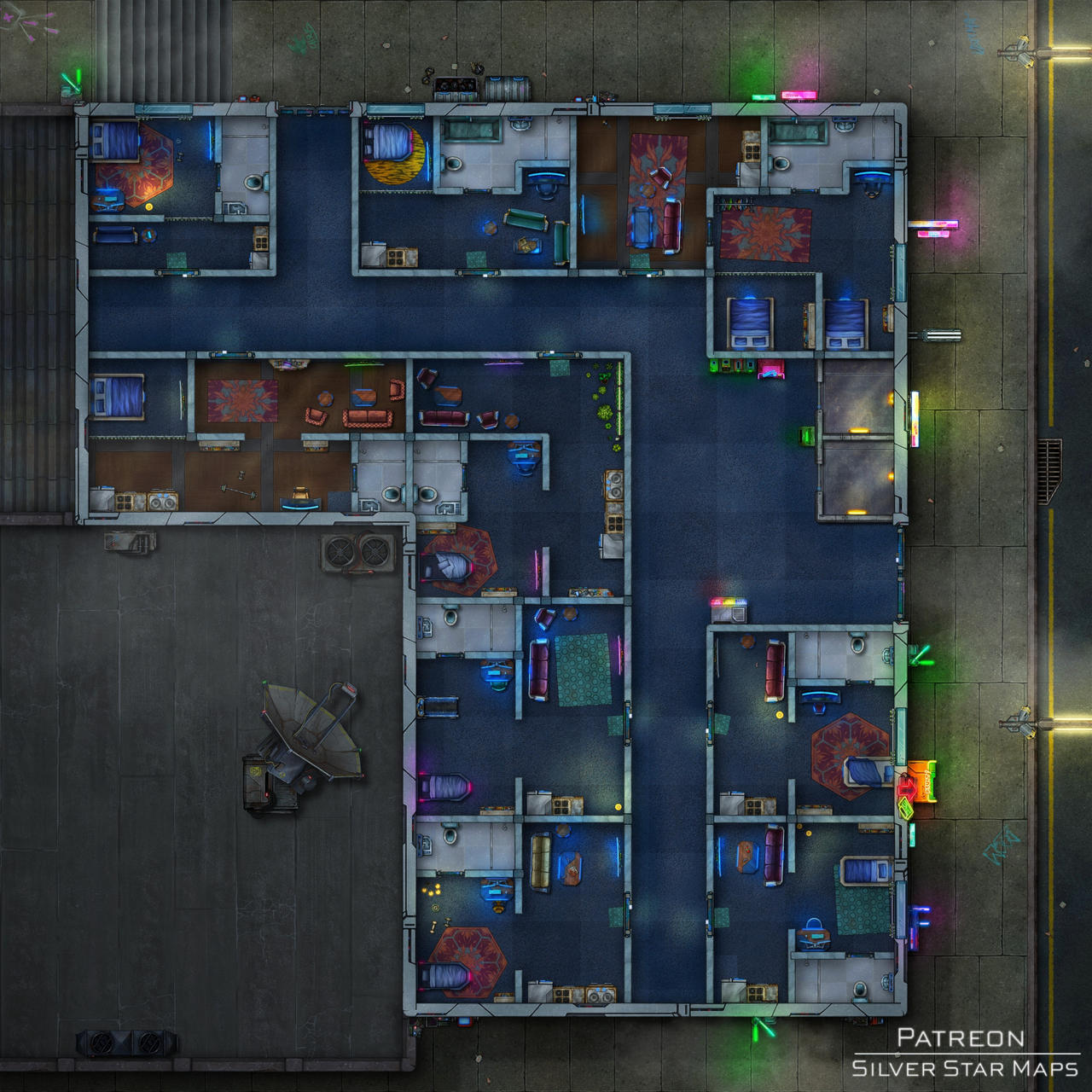 Illustration of City Off Grid Apartment For Sale