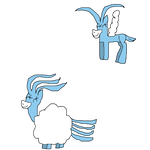 My Little Pokemon: Swablu/Altaria (Contest Entry) by rainbowpaint15