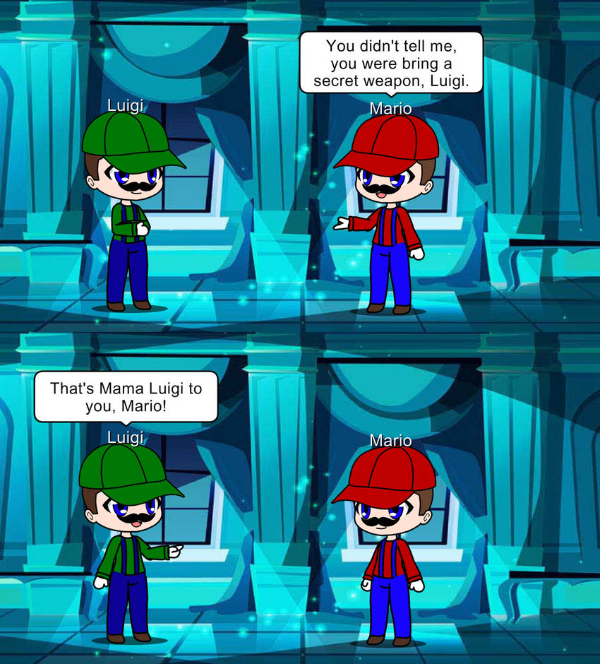 Mama Mathio That's Mama Luigi to you, Mario! by Yusaku-Ikeda on DeviantArt