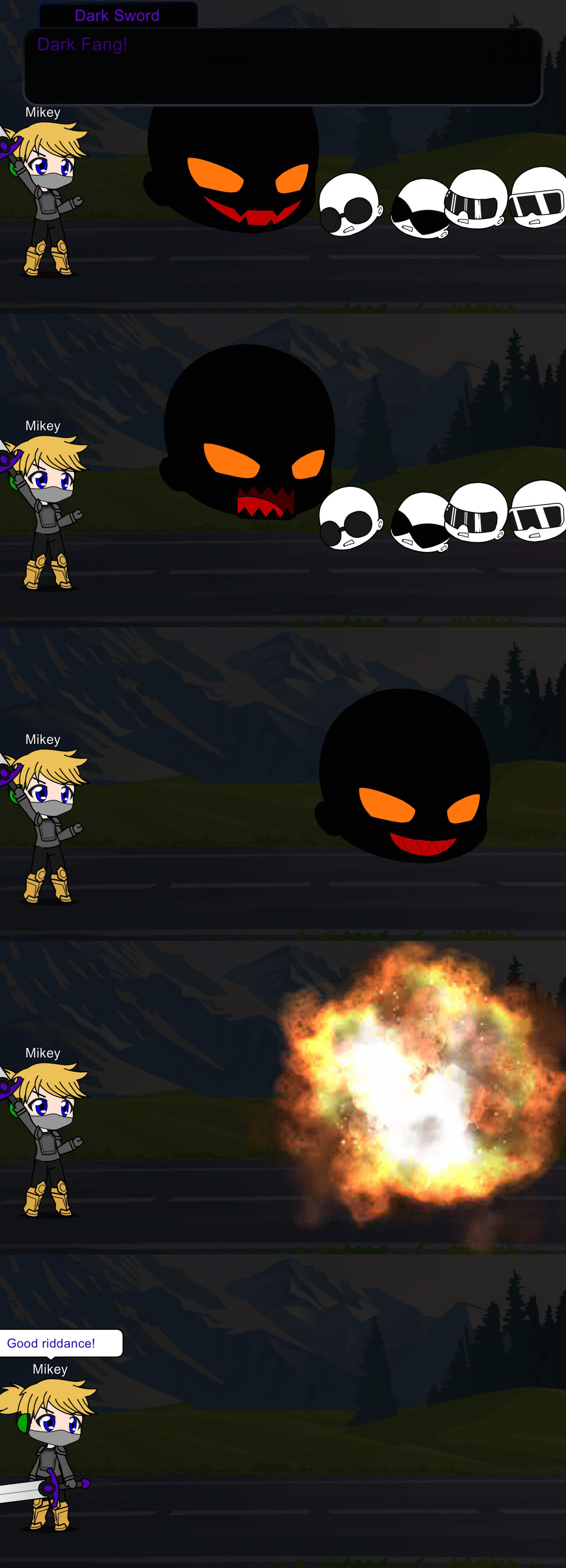 Dark Fang chomp Funky Fource by Yusaku-Ikeda on DeviantArt