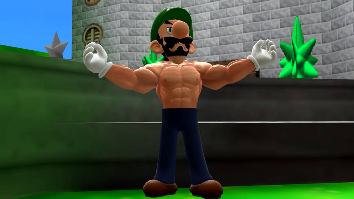 Buff Luigi is back by Yusaku-Ikeda on DeviantArt