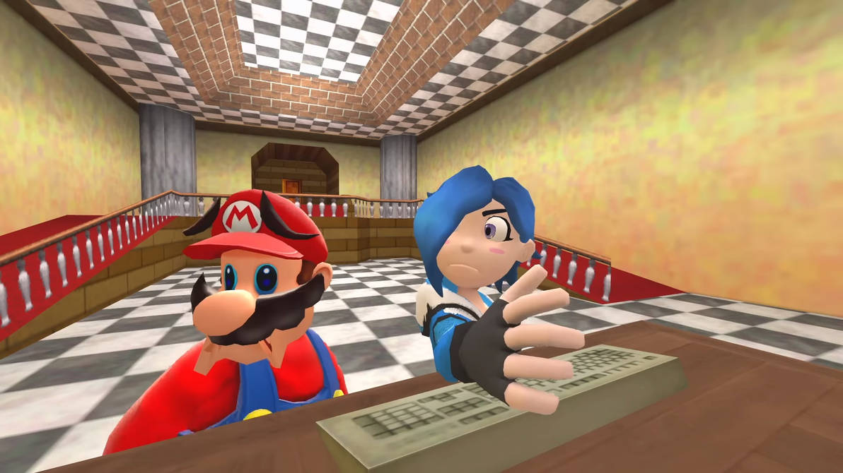 Mario Slapping Tari slaps Mario by Yusaku-Ikeda on DeviantArt