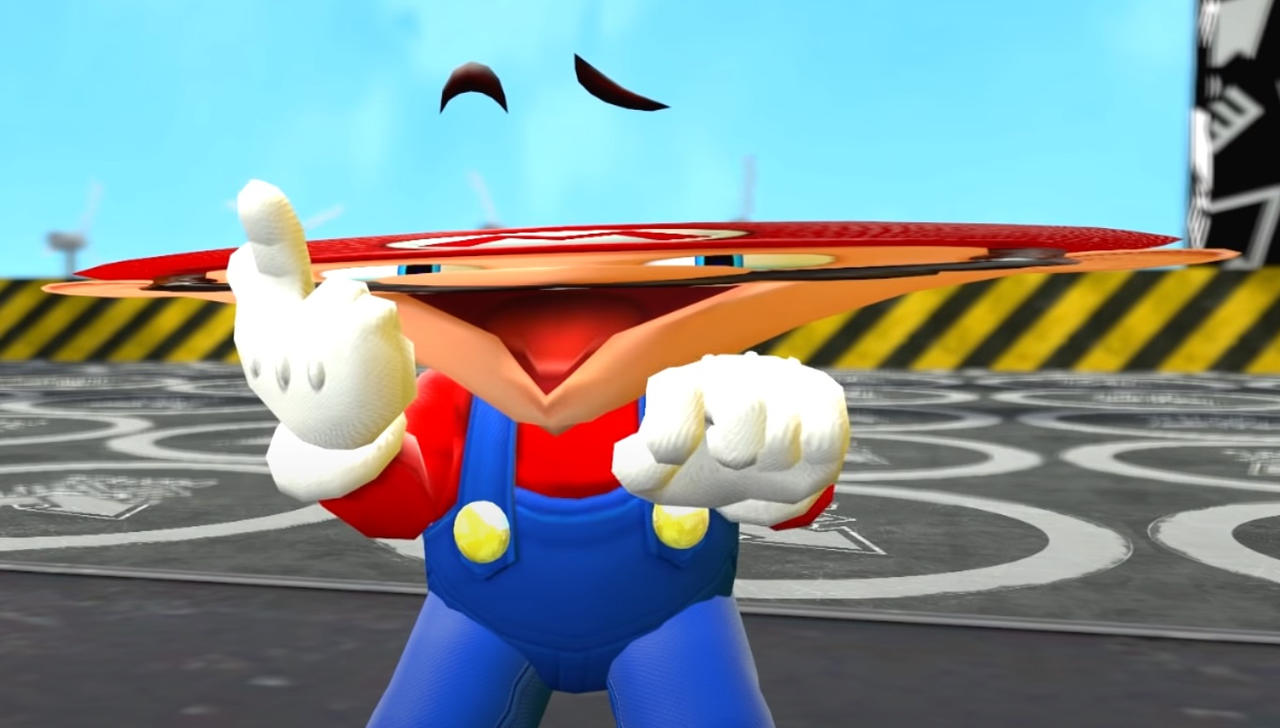 Mario's middle finger by Yusaku-Ikeda on DeviantArt