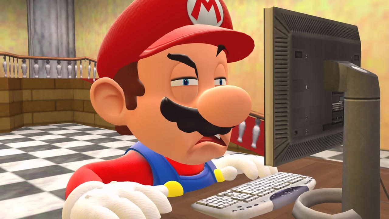 What is computer showing Mario? by Yusaku-Ikeda on DeviantArt