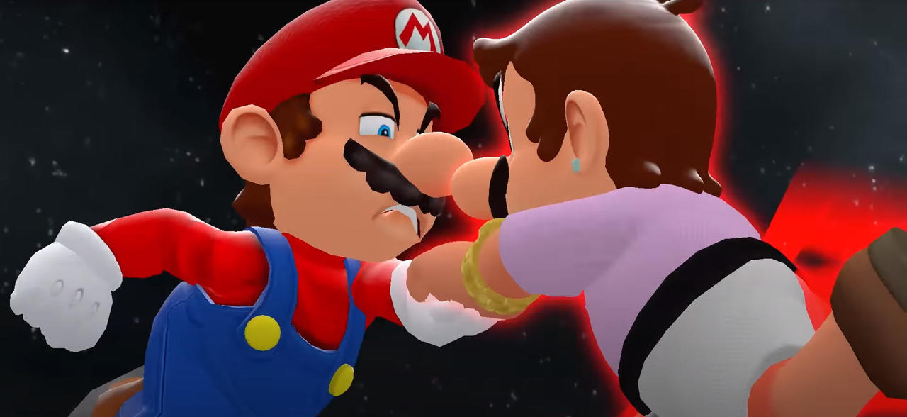 Mario vs Normal Mario by Yusaku-Ikeda on DeviantArt