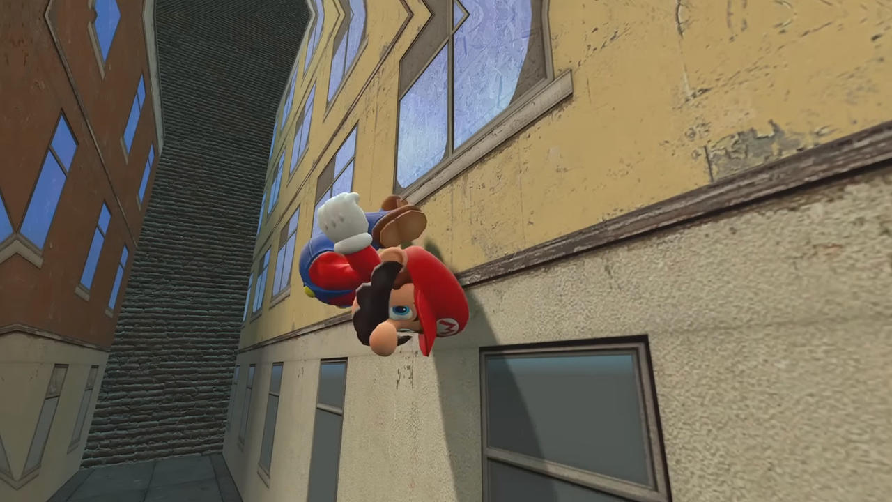 Mario hurt his head on the wall by Yusaku-Ikeda on DeviantArt