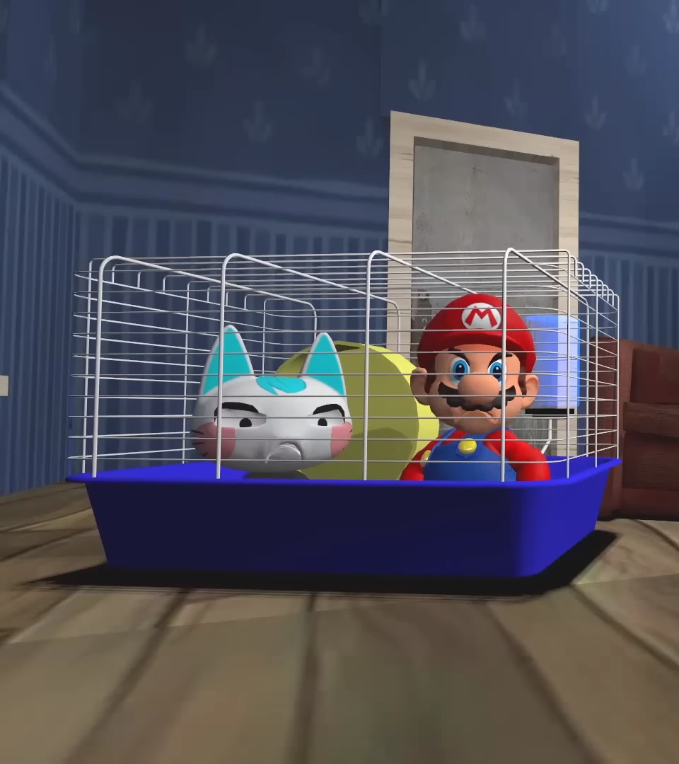 Mario and Zack locked in cage by Yusaku-Ikeda on DeviantArt