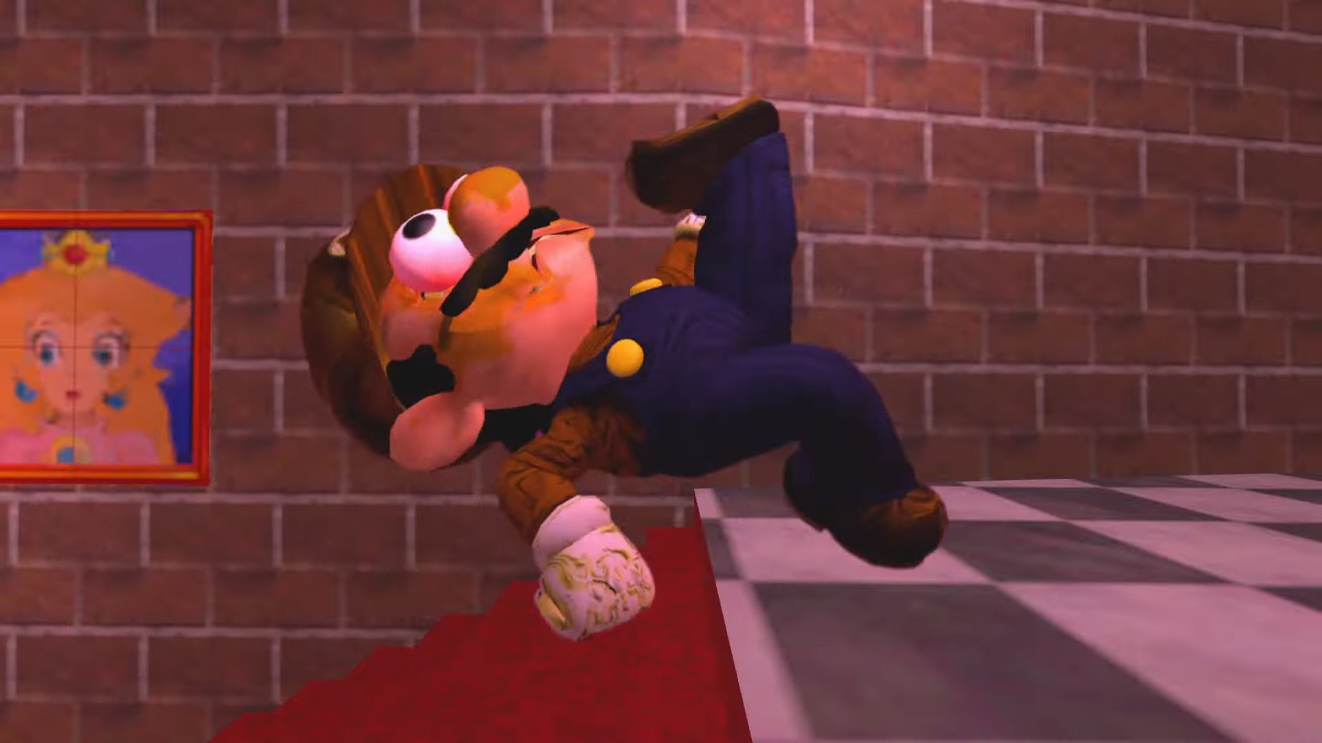 Mario Slipping Mario slipped over the stair by Yusaku-Ikeda on DeviantArt
