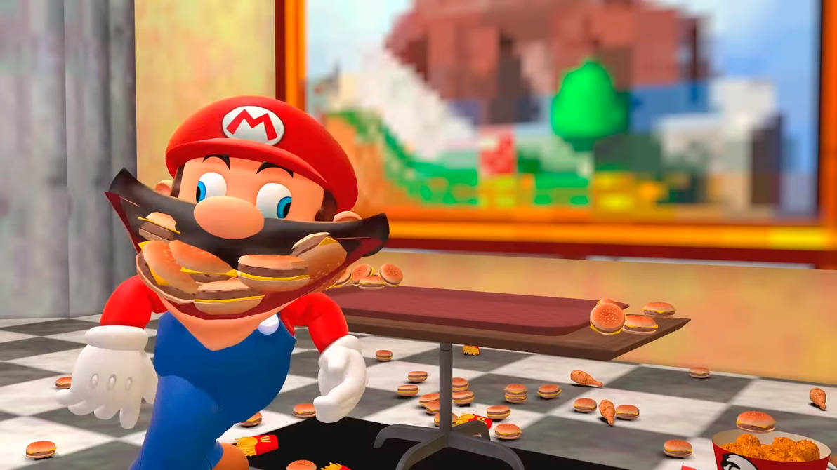 Burger Likes Doki Doki Panic-Super Mario Bros. 2 by MarioStrikerMurphy on  DeviantArt