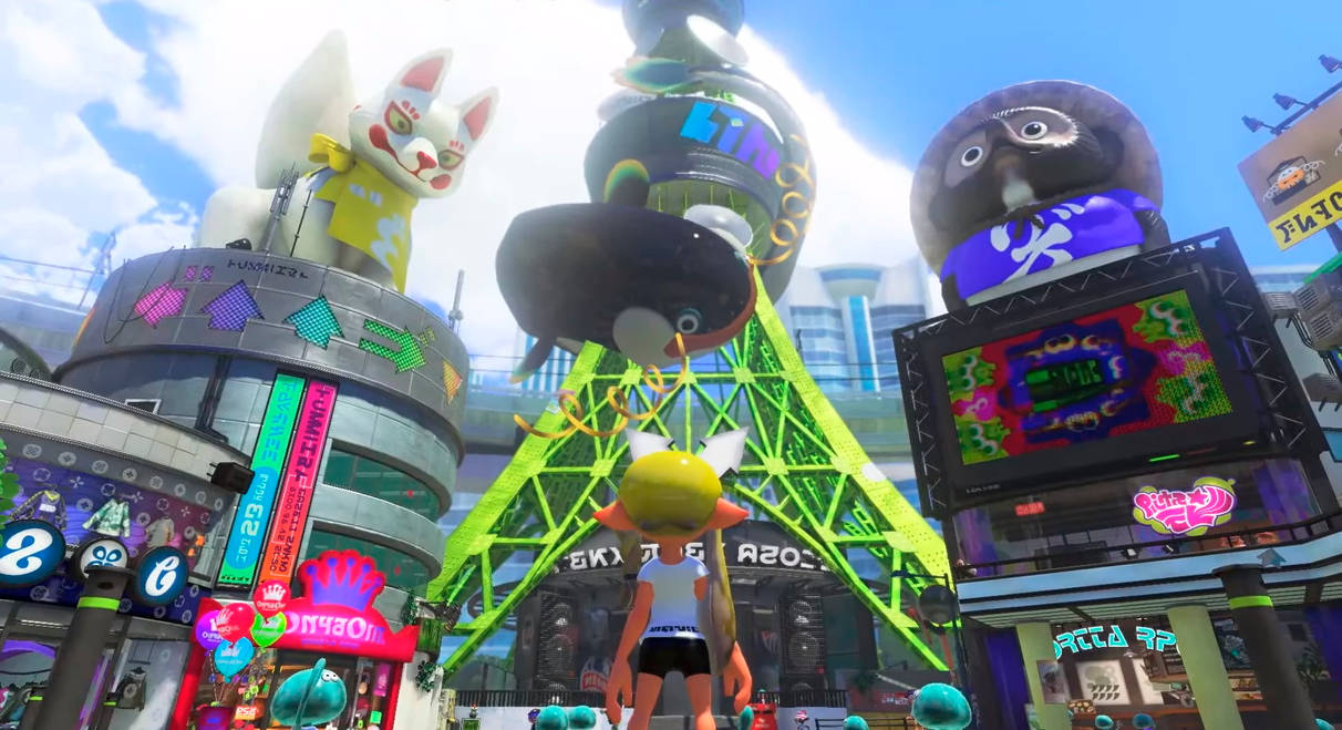 Inkopolis Plaza (Splatoon 3) by Yusaku-Ikeda on DeviantArt