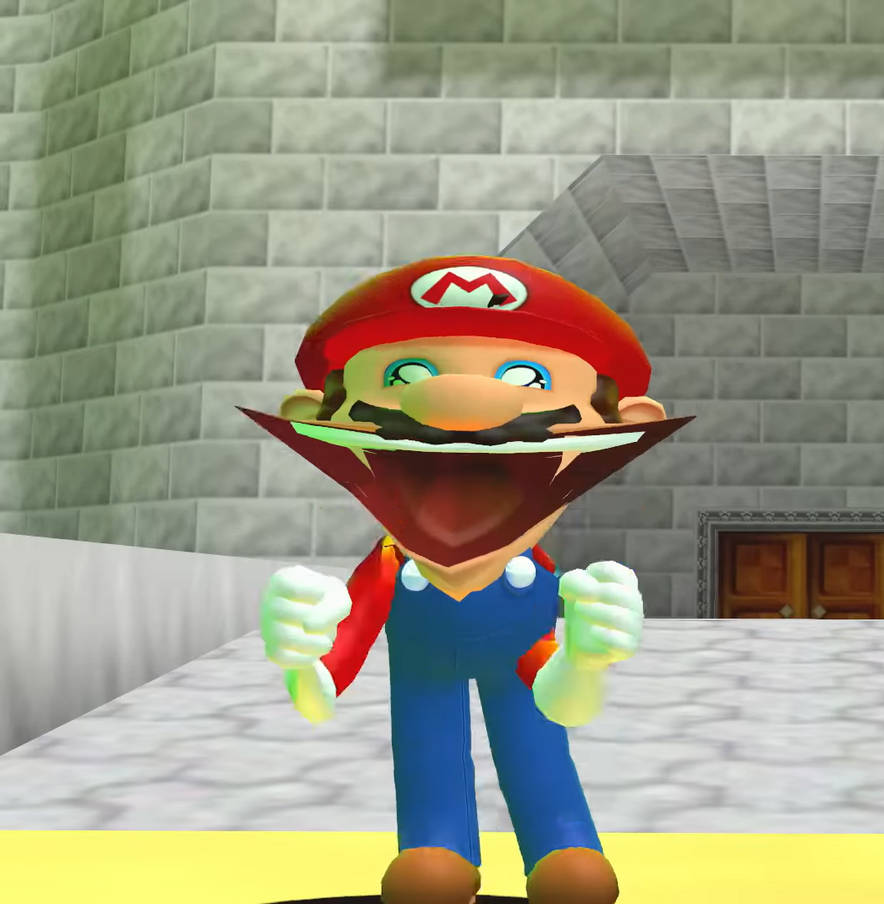 Mario Intrigued Mario's really excited by Yusaku-Ikeda on DeviantArt