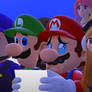 Mario and his friends worried about SMG4