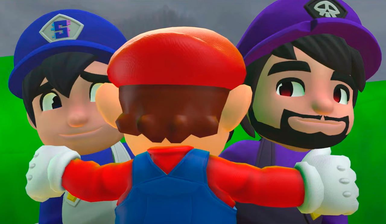 Mario hug SMG4 and SMG3 by Yusaku-Ishige on DeviantArt