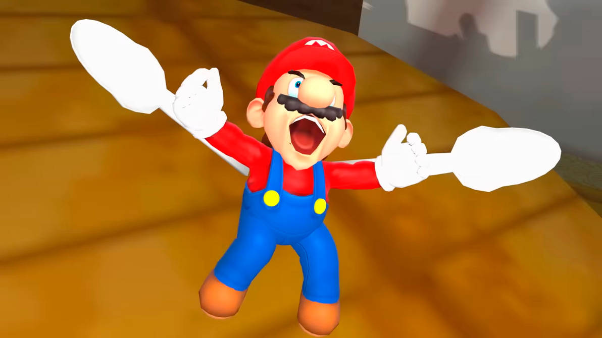 Mario arm with two giant spoon by Yusaku-Ikeda on DeviantArt