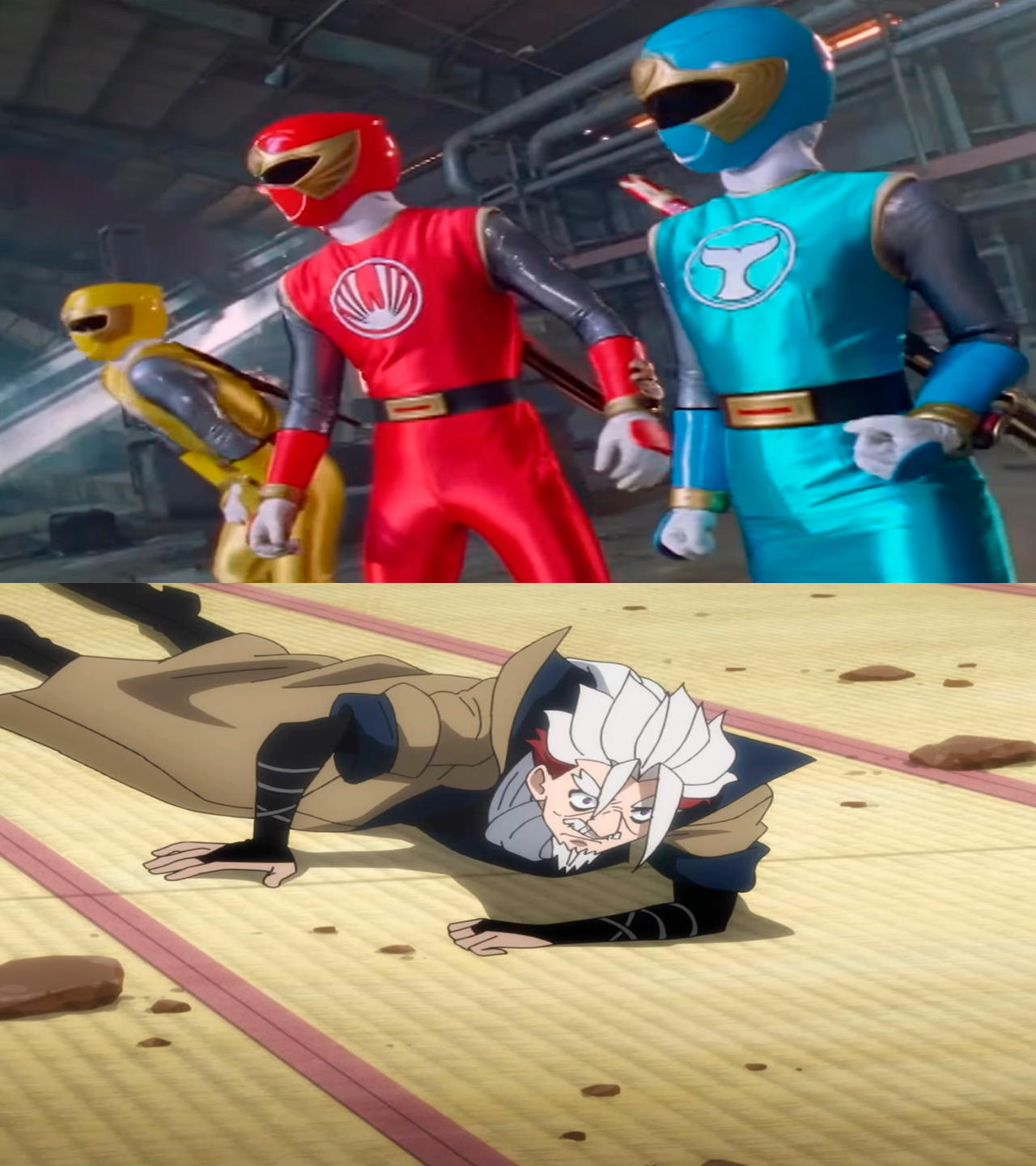 Wind Rangers confront Luke by Yusaku-Ikeda on DeviantArt