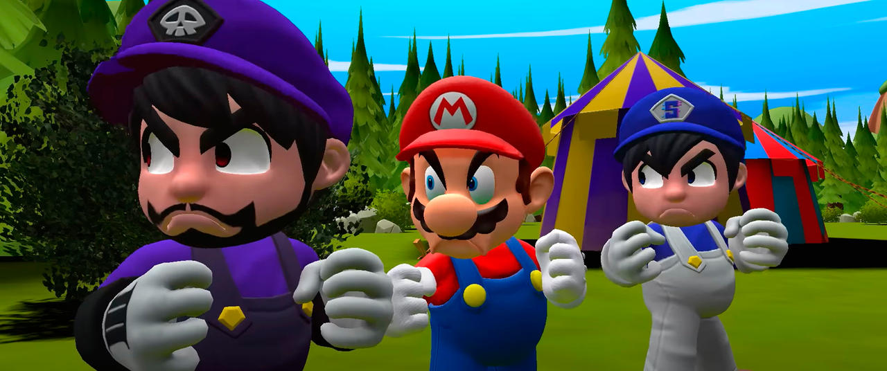 SMG4, Mario and SMG3 going to save Luigi by Yusaku-Ishige on DeviantArt