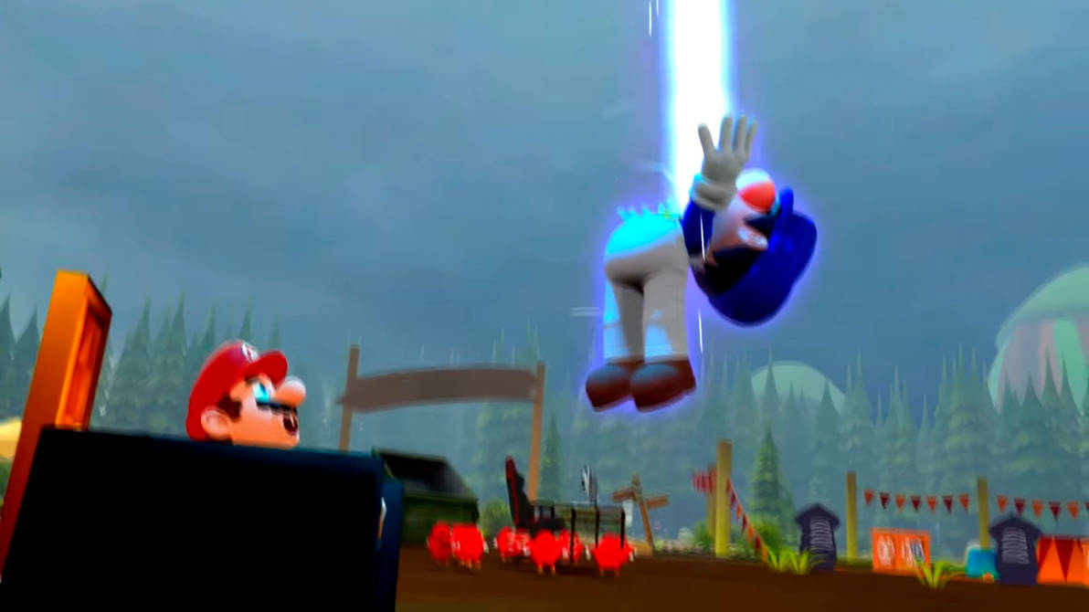 Mario reacts SMG4 floating by Yusaku-Ikeda on DeviantArt